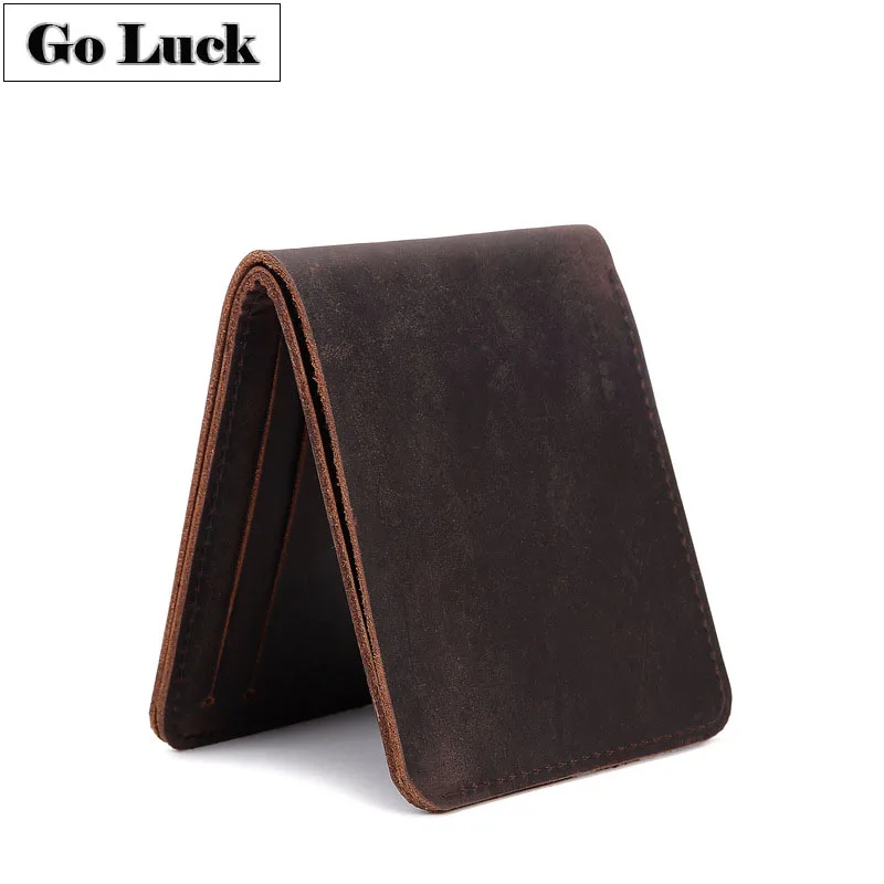 Brand New Crazy Horse Genuine Cow Leather Casual Pocket Wallet Men Simple Short Wallet Men's Cardholder Cash Purse
Brand New Crazy Horse Genuine Cow Leather Casual Pocket Wallet Men Simple Short Wallet Men's Cardholder Cash Purse