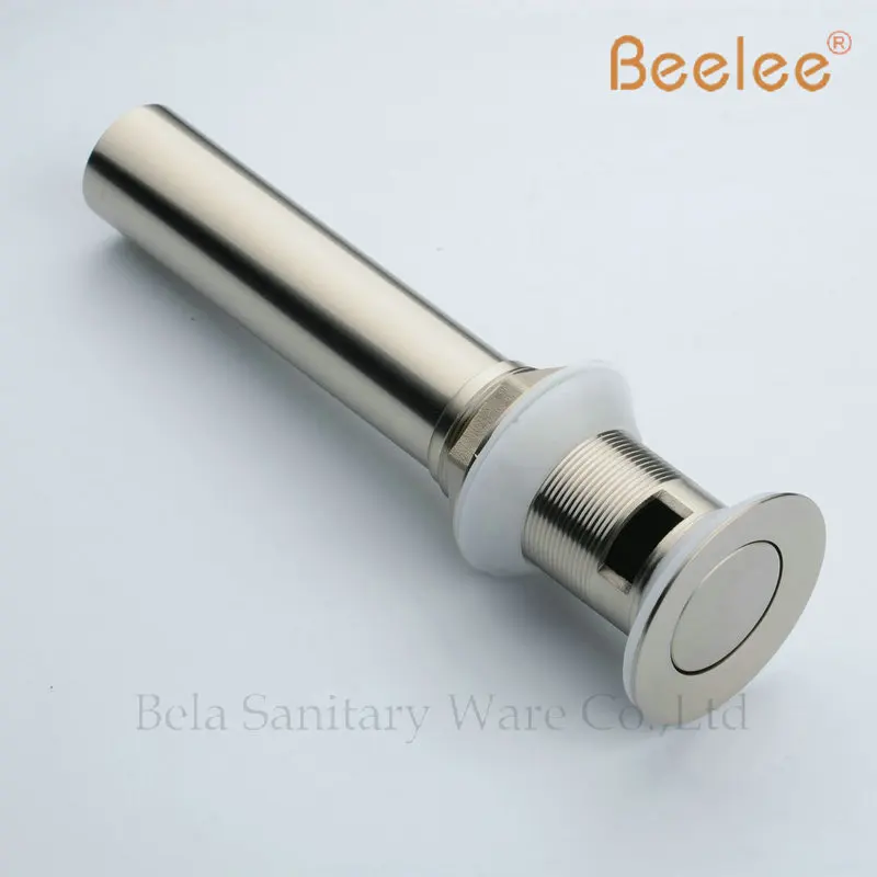 Beelee BL8105N Free Shipping Nickel Brushed Copper Pop Up Sink Drain With Overflow
Beelee BL8105N Free Shipping Nickel Brushed Copper Pop Up Sink Drain With Overflow