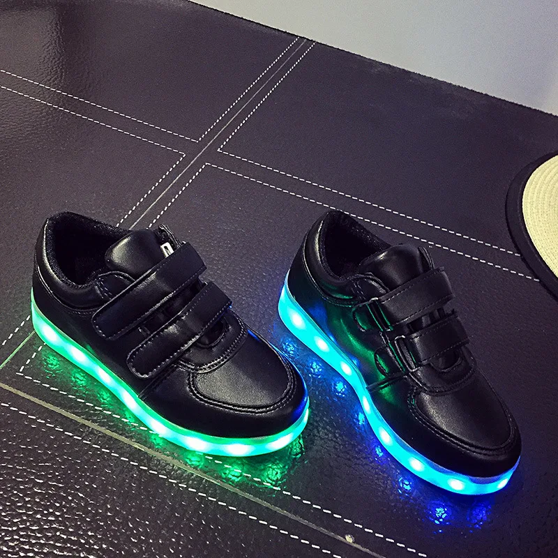 Led Sneakers Classic Strap Kids 12