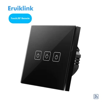 Eruiklink EU Type Remote Control Switch 3 Gang 1 Way,RF433 Smart Wall Switch,Wireless Remote Control Touch Light Switch 170-240V
Eruiklink EU Type Remote Control Switch 3 Gang 1 Way,RF433 Smart Wall Switch,Wireless Remote Control Touch Light Switch 170-240V