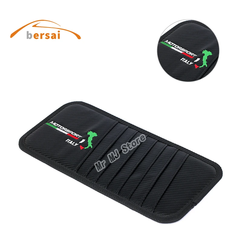 1pcs for Italy flag map Carbon fiber Sunshade Storage Bag car Sun visor CD For FIAT Lancia Romeo VW car styling Auto accessories
1pcs for Italy flag map Carbon fiber Sunshade Storage Bag car Sun visor CD For FIAT Lancia Romeo VW car styling Auto accessories