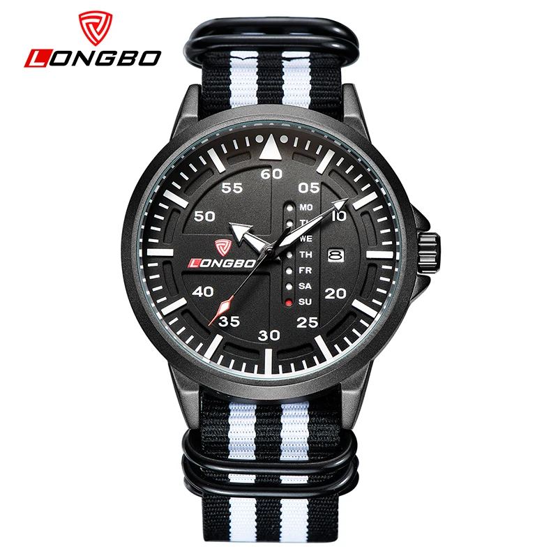 LONGBO Luxury Watch Men Quartz Watches Date Calendar Sports Waterproof Wristwatch Mens Luminous Cock Fashion Gifts
LONGBO Luxury Watch Men Quartz Watches Date Calendar Sports Waterproof Wristwatch Mens Luminous Cock Fashion Gifts