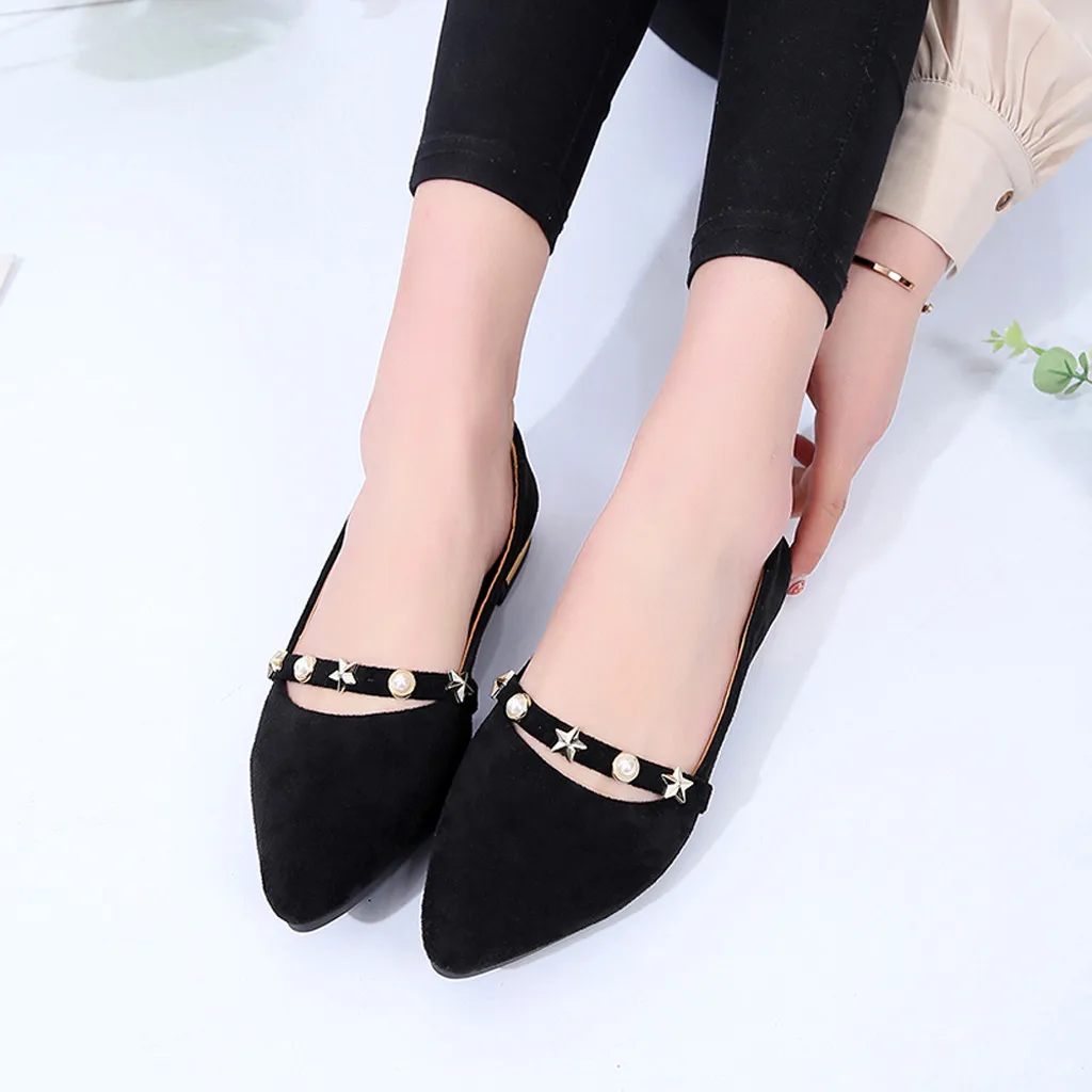 YOUYEDIAN flat heel Women's Pointed Flat Shoes Casual Single Shoes Shallow Mouth Wild Ladies Shoes sandalias plataforma hebi#G25
YOUYEDIAN flat heel Women's Pointed Flat Shoes Casual Single Shoes Shallow Mouth Wild Ladies Shoes sandalias plataforma hebi#G25