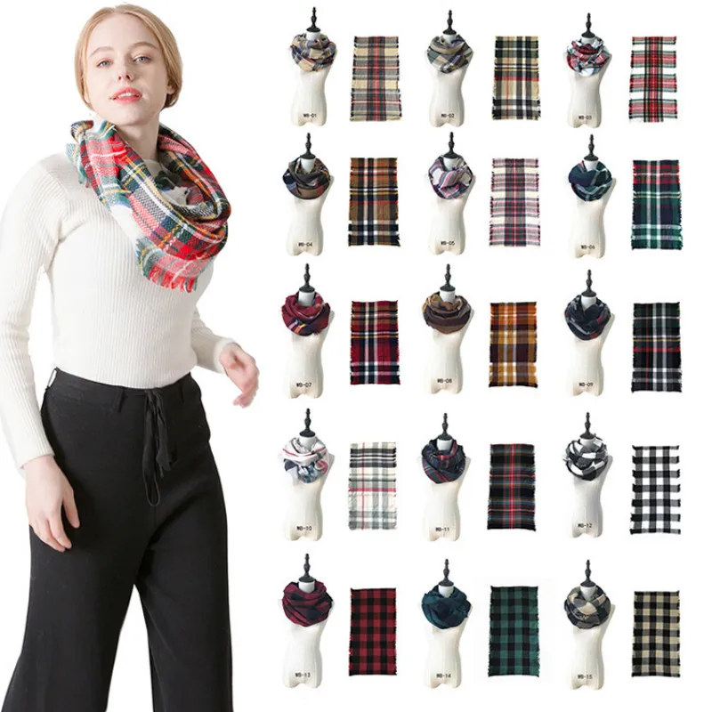 Women's 2019 explosion models autumn and winter hot colorful plaid printing imitation cashmere satin casual warm scarf
Women's 2019 explosion models autumn and winter hot colorful plaid printing imitation cashmere satin casual warm scarf