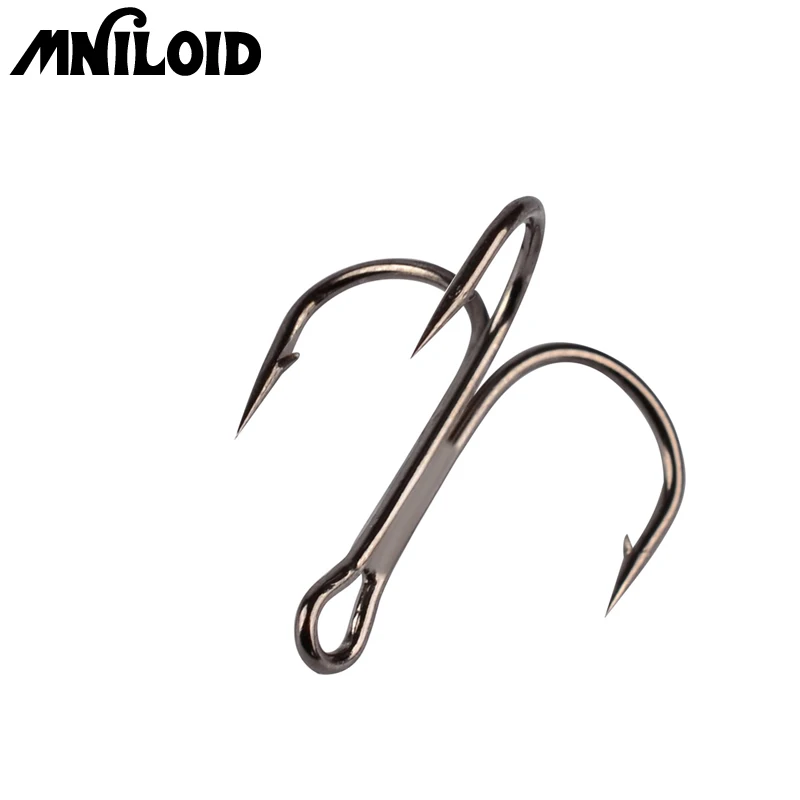 MNILOID Fishing Hook 50pcs/Lot 2/4/6/8/10/12/14# Fishhooks High Carbon Steel Treble Hooks Fishing Tackle Tools pesca
MNILOID Fishing Hook 50pcs/Lot 2/4/6/8/10/12/14# Fishhooks High Carbon Steel Treble Hooks Fishing Tackle Tools pesca