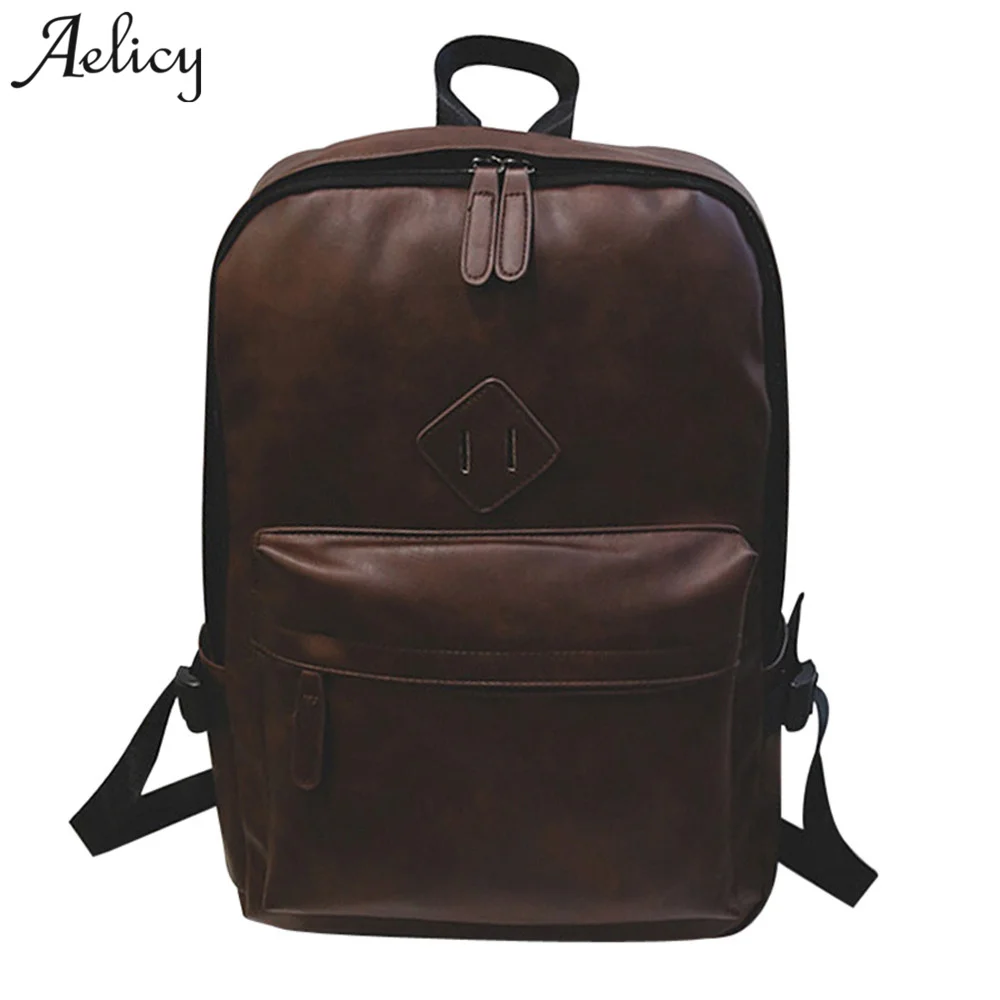 Aelicy PU Leather Leather Backpack Laptop Satchel Travel School Rucksack Shoulder Strap Zipper Solid Casual Bag Male Backpack
Aelicy PU Leather Leather Backpack Laptop Satchel Travel School Rucksack Shoulder Strap Zipper Solid Casual Bag Male Backpack