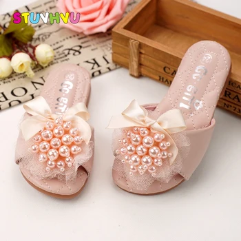 Toddler girl summer shoes Children's sandals fashion girls beaded lace bow slippers non-slip soft comfort house shoes pink beige
Toddler girl summer shoes Children's sandals fashion girls beaded lace bow slippers non-slip soft comfort house shoes pink beige