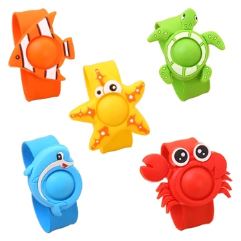Baby Mosquito Repellent Killer Bracelet Wristband Summer Cartoon Silicone Kids