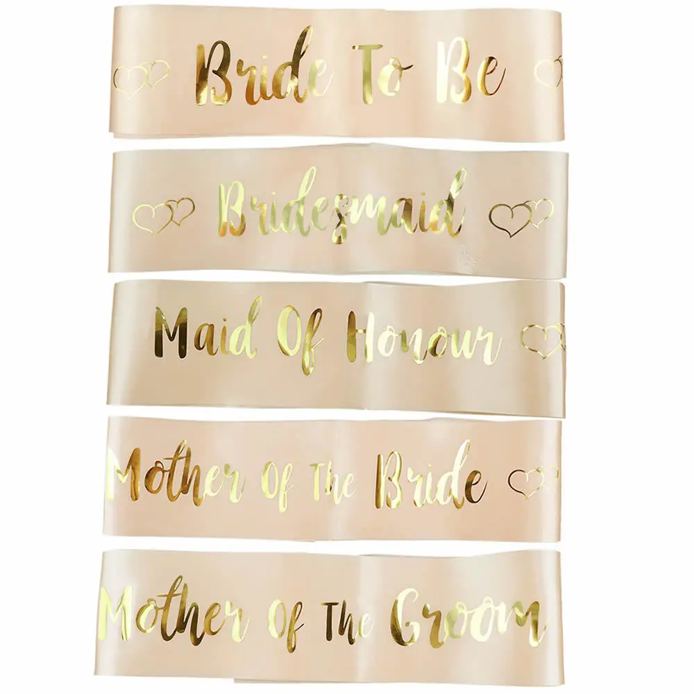 Rose Gold Team Bride to be Sash Hen Bachelorette Party Decorations Wedding Bridal Shoulder Marriage Bride to Be Party Supplies
Rose Gold Team Bride to be Sash Hen Bachelorette Party Decorations Wedding Bridal Shoulder Marriage Bride to Be Party Supplies