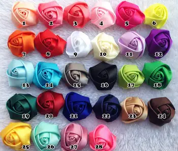 100pcs/lot 4cm 28 colors ribbon rose buds Ribbon fold cloth flowers bHoliday party, wedding DIY flowers accessories
100pcs/lot 4cm 28 colors ribbon rose buds Ribbon fold cloth flowers bHoliday party, wedding DIY flowers accessories