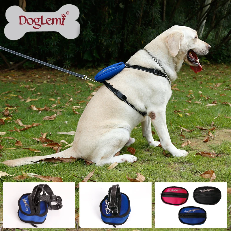 Doglemi Reflecting Nylon Pet Dog Harness Large Dog H style Harness Leash with Pocket
Doglemi Reflecting Nylon Pet Dog Harness Large Dog H style Harness Leash with Pocket