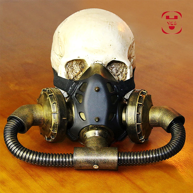 YES Retro Steampunk Gas Respirator Mask Goggles Gothic Anti-Fog Haze Mask Halloween Masquerade Holiday Party Cosplay Props Gift
YES Retro Steampunk Gas Respirator Mask Goggles Gothic Anti-Fog Haze Mask Halloween Masquerade Holiday Party Cosplay Props Gift