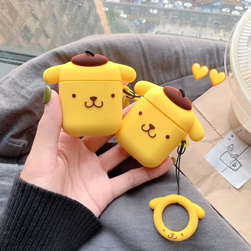 For AirPods Case Cute Cartoon Pudding Dog Earphone Cases For Airpods 2 i10 i12 i11i20 Puppy Protect Cover with Finger Ring Strap
For AirPods Case Cute Cartoon Pudding Dog Earphone Cases For Airpods 2 i10 i12 i11i20 Puppy Protect Cover with Finger Ring Strap
