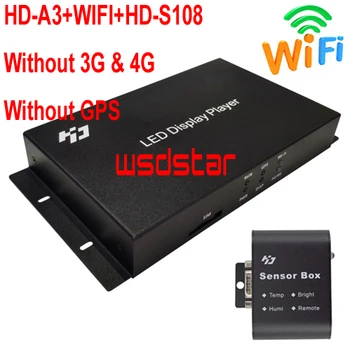 HUIDU HD-A3+WIFI+HD-S108 USB port full color Async LED controller LED display player box 1024*512 pixel
HUIDU HD-A3+WIFI+HD-S108 USB port full color Async LED controller LED display player box 1024*512 pixel