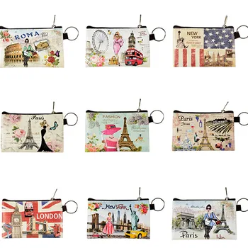 Newest Eiffel Tower coin purse Change Purse European architect Card Holder Handmade Wallet Purse Women Zipper Coin Bag Pouch
Newest Eiffel Tower coin purse Change Purse European architect Card Holder Handmade Wallet Purse Women Zipper Coin Bag Pouch