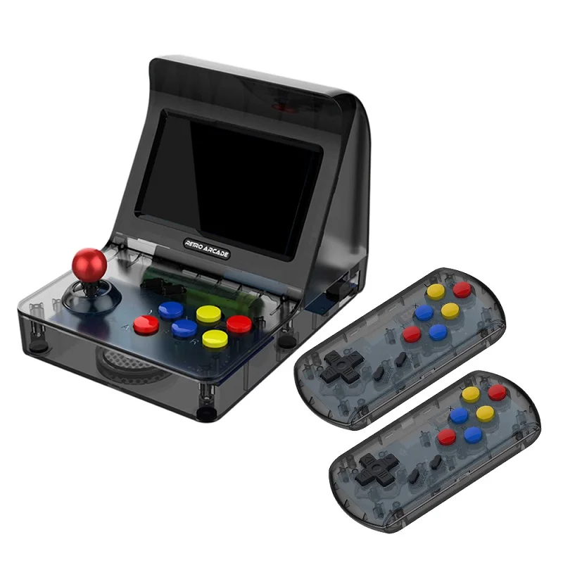 Hot Sale AV Out A8 Retro Game Console 4.3" Screen Arcade Gaming Machine with 3000 Classic Games Support TF Card Gamepads Control
Hot Sale AV Out A8 Retro Game Console 4.3" Screen Arcade Gaming Machine with 3000 Classic Games Support TF Card Gamepads Control