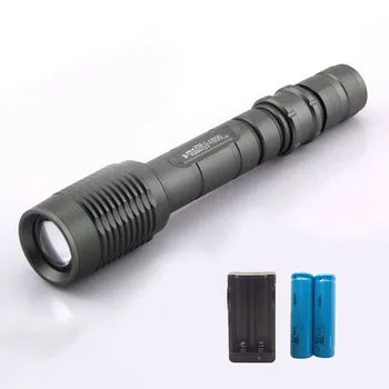 Portable Zoom XML T6 long range led flashlight Laterna 2000lm home flash lamp torch light lanterna+18650 battery + charger
Portable Zoom XML T6 long range led flashlight Laterna 2000lm home flash lamp torch light lanterna+18650 battery + charger