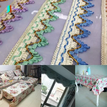 Tablecloths,Curtains,Pillows Edge Decoration Lace,Colorful European Style Triangle Edge Home Handmade Decoration Lace S0238L
Tablecloths,Curtains,Pillows Edge Decoration Lace,Colorful European Style Triangle Edge Home Handmade Decoration Lace S0238L