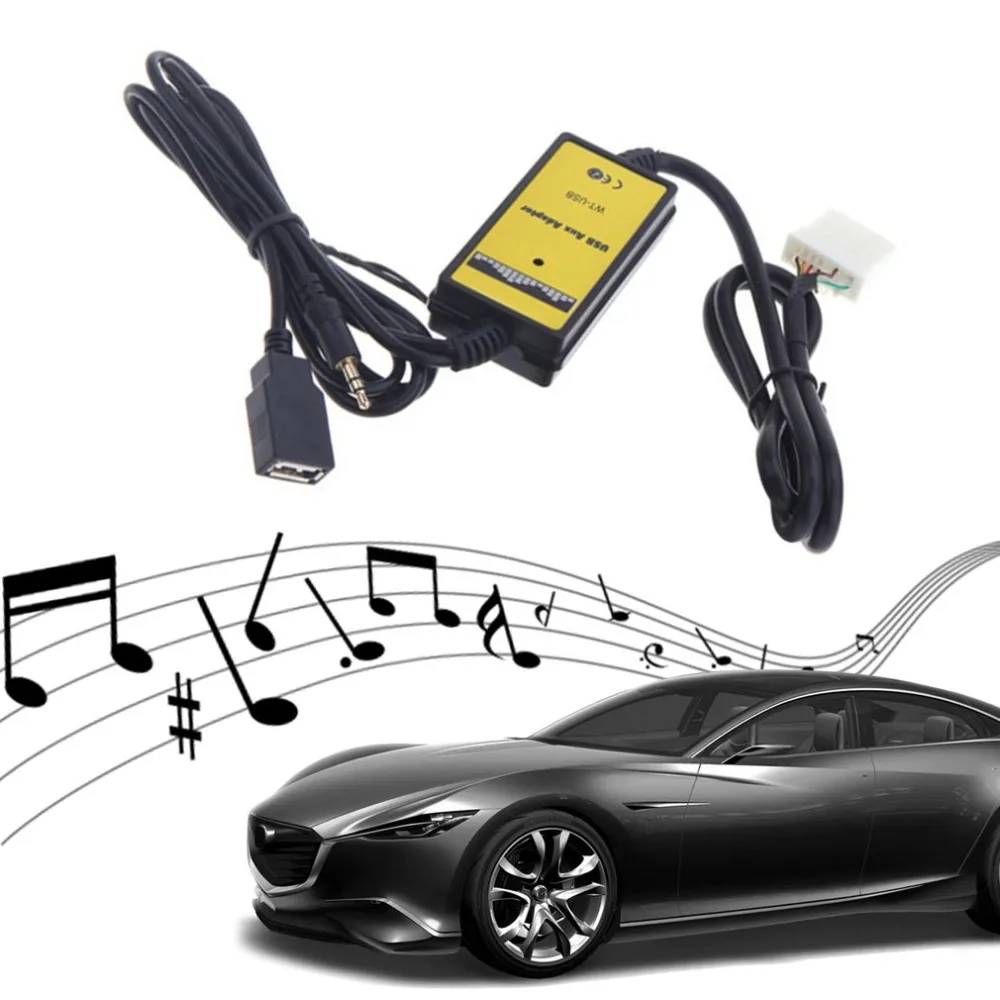 New 12-24 VCar Style 3.5mm USB Auto Car Aux In Adapter MP3 Player Cable Radio Interface Cable Fit For Mazda 3/CX7/323/MX5 CX-7
New 12-24 VCar Style 3.5mm USB Auto Car Aux In Adapter MP3 Player Cable Radio Interface Cable Fit For Mazda 3/CX7/323/MX5 CX-7