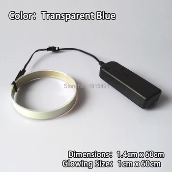 DC3V Sky Blue Flaring 1.4x60cm Neon LED Strip EL Tape with Function of Steady On/Flashing for Fluorescent Dance,DJ,Night Club
DC3V Sky Blue Flaring 1.4x60cm Neon LED Strip EL Tape with Function of Steady On/Flashing for Fluorescent Dance,DJ,Night Club