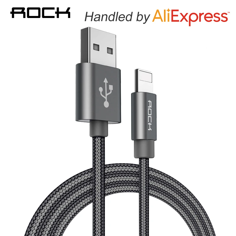 ROCK For IPhone Cable IOS 10 9 Fast Charger Lighting to USB Cables Charging Cord 0.2M 1.0M 1.8M 2.1A For Mobile Phone
ROCK For IPhone Cable IOS 10 9 Fast Charger Lighting to USB Cables Charging Cord 0.2M 1.0M 1.8M 2.1A For Mobile Phone