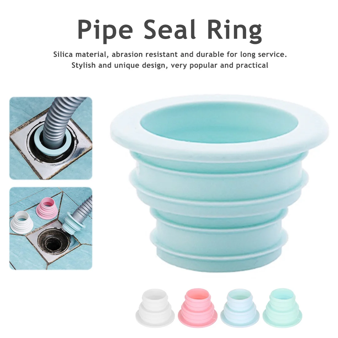 Bathroom Drain Seal Ring Sealing Plug Deodorant Telescopic Tank Sewer Ring Washer Pest Sewer Pipe Deodorization Kitchen
Bathroom Drain Seal Ring Sealing Plug Deodorant Telescopic Tank Sewer Ring Washer Pest Sewer Pipe Deodorization Kitchen