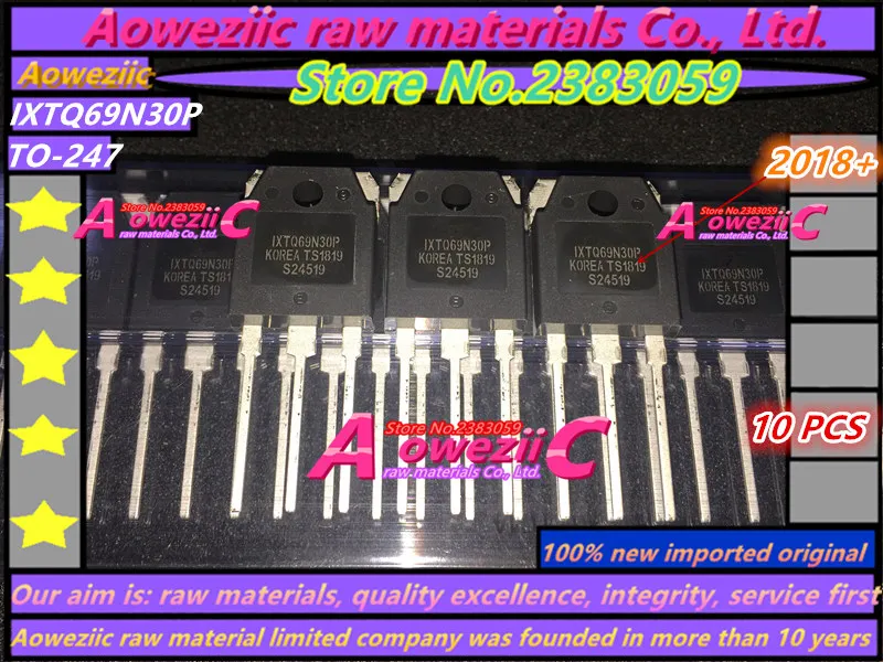 Aoweziic 2018+ 100% new imported original IXTQ69N30P 69N30 TO-247 MOSFET 69A 300V
Aoweziic 2018+ 100% new imported original IXTQ69N30P 69N30 TO-247 MOSFET 69A 300V