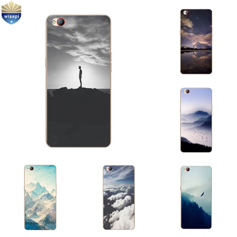 

For ZTE Blade V8 TPU Phone Case for Blade A1 C880 / V7 Lite Cover Thin for Nubia N1 Lite N2 Silicone Bumper Snow Pattern