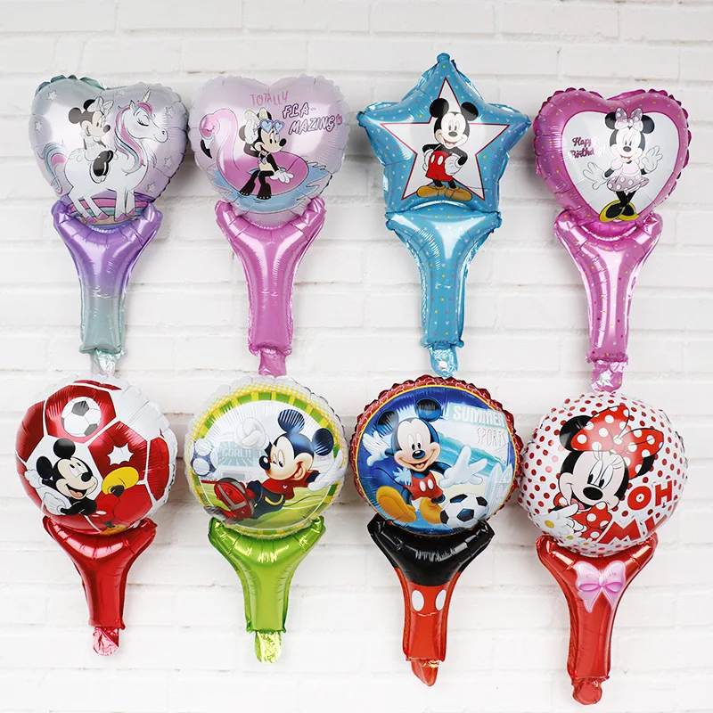 Mickey Minnie Stick Foil Balloons 20pcs Baby Shower Boy Girl Handheld Globos Happy Birthday Party Decorations Kids Air Baloes
Mickey Minnie Stick Foil Balloons 20pcs Baby Shower Boy Girl Handheld Globos Happy Birthday Party Decorations Kids Air Baloes