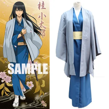 Anime Gintama Silver Soul Katsura Kotarou Kimono Cosplay Costume Kotaro Katsura Full Set Uniform Halloween costume
Anime Gintama Silver Soul Katsura Kotarou Kimono Cosplay Costume Kotaro Katsura Full Set Uniform Halloween costume