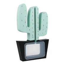 Cactus Decor Wooden Cactus Money Box Kids Room Nordic Coin gift box Fashion girl heart decoration piggy bank A20