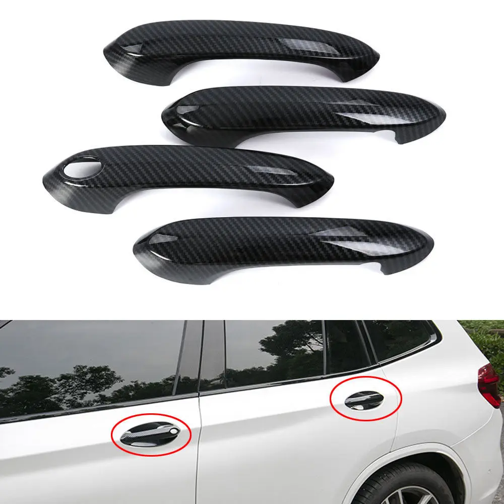 For BMW X3 G01 2018 ABS Carbon Fiber Style Outer Door Handle Trim Cover Frame Decoration Exterior Accessories Car Styling
For BMW X3 G01 2018 ABS Carbon Fiber Style Outer Door Handle Trim Cover Frame Decoration Exterior Accessories Car Styling