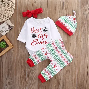 0-18M 4PCS Set Kid Newborn Baby Girls Clothes Set Tops Romper Long Pants Hat Outfits Baby Girl Clothes
0-18M 4PCS Set Kid Newborn Baby Girls Clothes Set Tops Romper Long Pants Hat Outfits Baby Girl Clothes