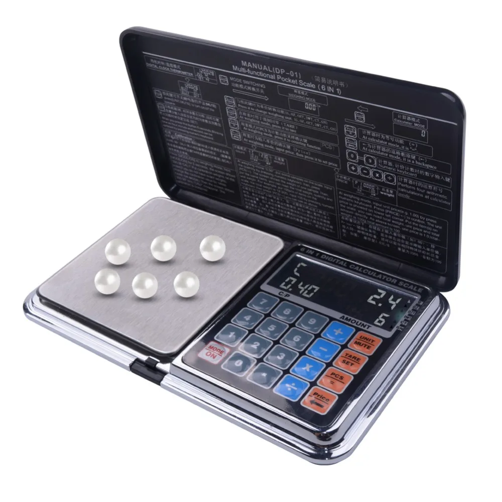 New 6 in 1 multifunction 0.01G/100g Digital scale LCD Digital precision measure jewelry Digital Scale calculators
New 6 in 1 multifunction 0.01G/100g Digital scale LCD Digital precision measure jewelry Digital Scale calculators