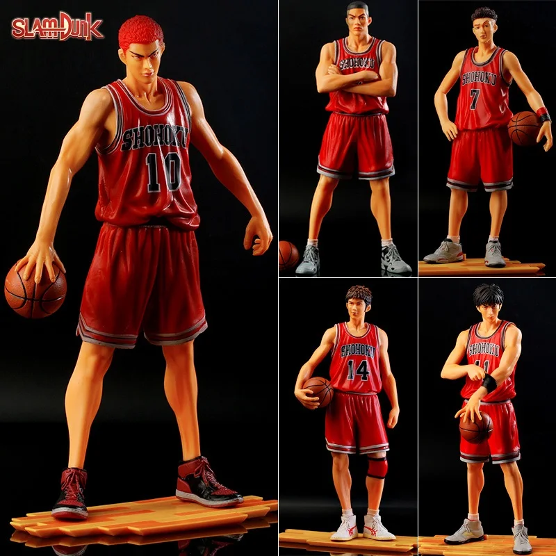 2019 NEW PVC Shohoku Slamdunk Anime Figure Miyagi Akagi Rukawa Sakuragi Mitsui SLAM DUNK figure Model Toy basketball figurine
2019 NEW PVC Shohoku Slamdunk Anime Figure Miyagi Akagi Rukawa Sakuragi Mitsui SLAM DUNK figure Model Toy basketball figurine