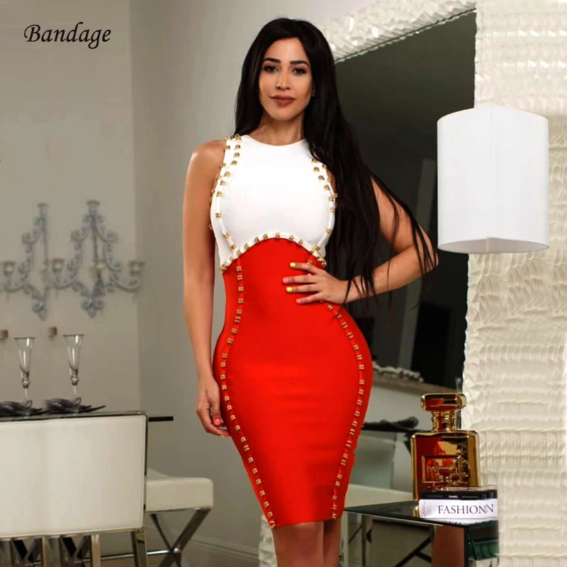 2018Elegant White Red Patchwork Women Bandage Dress New Fashion Celebrity Ladies Sexy Club Evening Party Nightclub Dress Beading
2018Elegant White Red Patchwork Women Bandage Dress New Fashion Celebrity Ladies Sexy Club Evening Party Nightclub Dress Beading