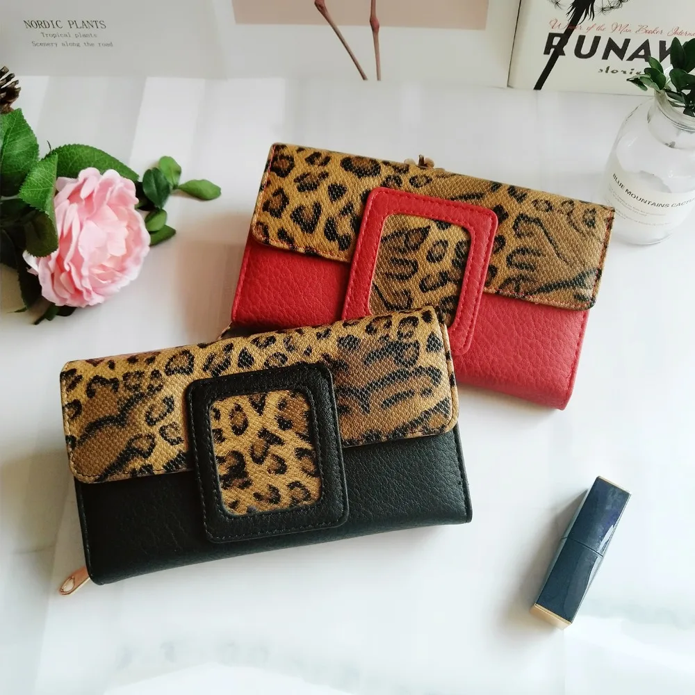 AFKOMST Leopard Women Wallet Long Luxury Solid Coin Purse Credit Card Holder High Quality Clutch Money Bag Walle VKP1524
AFKOMST Leopard Women Wallet Long Luxury Solid Coin Purse Credit Card Holder High Quality Clutch Money Bag Walle VKP1524