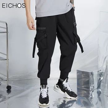 Mens Joggers Pants Side Pocket Ribbon Streetwear Harajuku Black Cargo Trousers Men Hip Hop Casual 2019 Spring Track Pants EICHOS
Mens Joggers Pants Side Pocket Ribbon Streetwear Harajuku Black Cargo Trousers Men Hip Hop Casual 2019 Spring Track Pants EICHOS