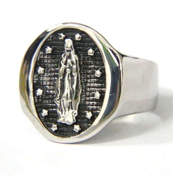 2017 Cool Style Biker Band Party Hot Blessed Virgin Mary Ring Stainless Steel Mens Ring Fashion Punk Ring
2017 Cool Style Biker Band Party Hot Blessed Virgin Mary Ring Stainless Steel Mens Ring Fashion Punk Ring