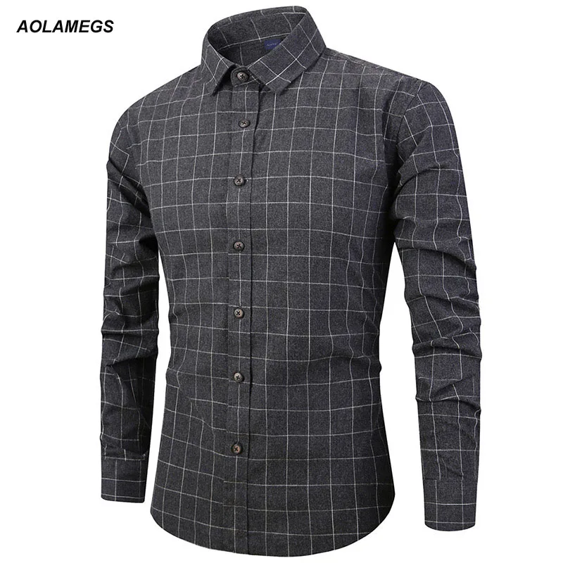 Aolamegs Plaid Shirt Men Business Retro Shirts Male Leisure Shirt Long Sleeve Fashion Casual Style Autumn Streetwear S-4XL
Aolamegs Plaid Shirt Men Business Retro Shirts Male Leisure Shirt Long Sleeve Fashion Casual Style Autumn Streetwear S-4XL