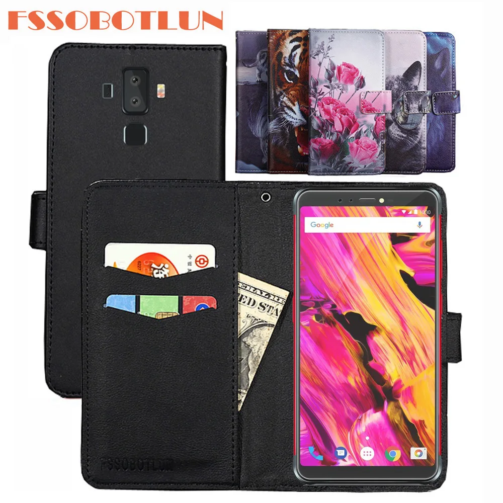 FSSOBOTLUN для Vernee V2 Pro 5 99 "чехол из искусственной кожи в стиле ретро с откидной