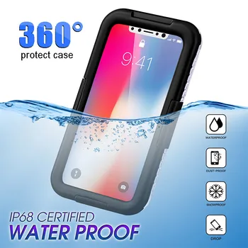 100% Waterproof Case For IPhone Xr MAX XR XS X IP68 Diving Swimming Water/Dirt/Shock Proof Phone Bag Cases for IPhone XR X
100% Waterproof Case For IPhone Xr MAX XR XS X IP68 Diving Swimming Water/Dirt/Shock Proof Phone Bag Cases for IPhone XR X
