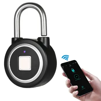 BT Keyless Fingerprint Smart Lock Waterproof APP Unlock Anti-Theft Padlock Door Luggage Case Lock for Android iOS System
BT Keyless Fingerprint Smart Lock Waterproof APP Unlock Anti-Theft Padlock Door Luggage Case Lock for Android iOS System