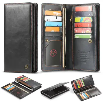 CaseMe Universal 4.0-6.5 inch Classic Retro Leather Wallet Case Business 12 Cards Slot Flip Cover For Samsung Note 10 S9 iPhoneX
CaseMe Universal 4.0-6.5 inch Classic Retro Leather Wallet Case Business 12 Cards Slot Flip Cover For Samsung Note 10 S9 iPhoneX