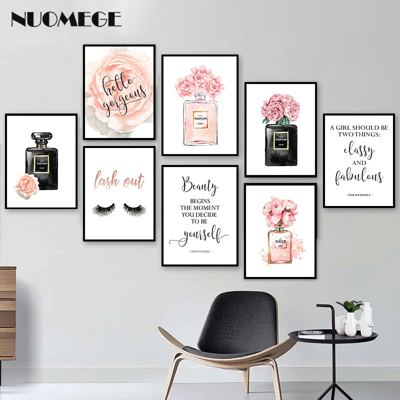 Scandinavian Style Fashion Wall Art Perfume Cosmetics Modern Wall Paintings Woman Bedroom Decoration Picture Make Up Poster
Scandinavian Style Fashion Wall Art Perfume Cosmetics Modern Wall Paintings Woman Bedroom Decoration Picture Make Up Poster