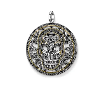 Muffiy Gold Charms Zirconia Chinese Knot Skull Mask Pendants Round Disc Charm Punk Skeleton Necklace Accessories Pendant Jewelry
Muffiy Gold Charms Zirconia Chinese Knot Skull Mask Pendants Round Disc Charm Punk Skeleton Necklace Accessories Pendant Jewelry