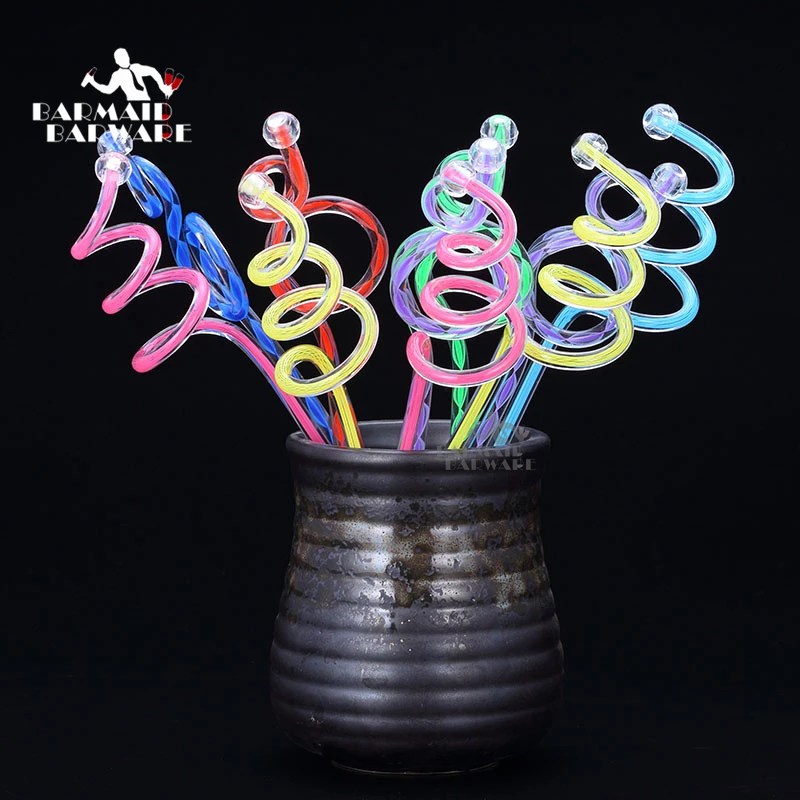 10pcs 23cm/29cm Acrylic Mixing Cocktail Pick Spoon, Spiral Pattern Bar Teadrop Spoon Cocktail Pick Whisks Random Colors
10pcs 23cm/29cm Acrylic Mixing Cocktail Pick Spoon, Spiral Pattern Bar Teadrop Spoon Cocktail Pick Whisks Random Colors