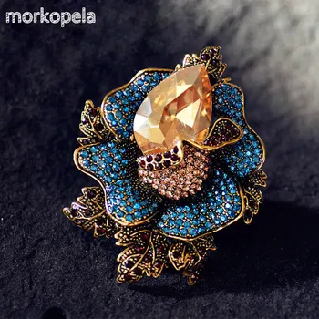 Morkopela Big Crystal Brooches Baroque Flower Luxury Brooches For Women Beautiful Bouquet Brooch Pins Clothes Scarf Clip Pin
Morkopela Big Crystal Brooches Baroque Flower Luxury Brooches For Women Beautiful Bouquet Brooch Pins Clothes Scarf Clip Pin