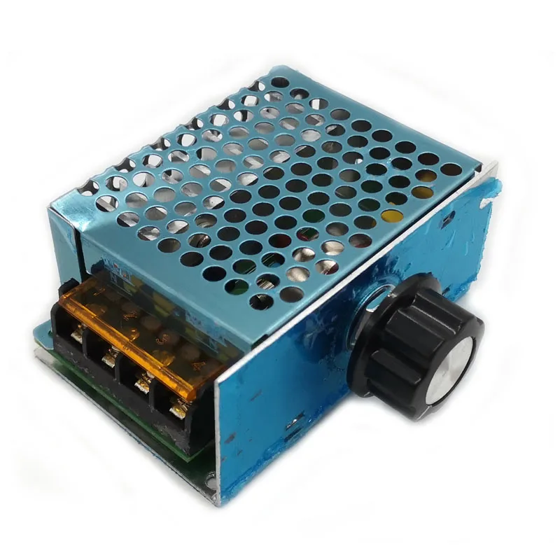AC 220V 4000W High Power Voltage Regulator SCR Electronic Regulator Speed Control Dimmer Thermostat w/Shell
AC 220V 4000W High Power Voltage Regulator SCR Electronic Regulator Speed Control Dimmer Thermostat w/Shell