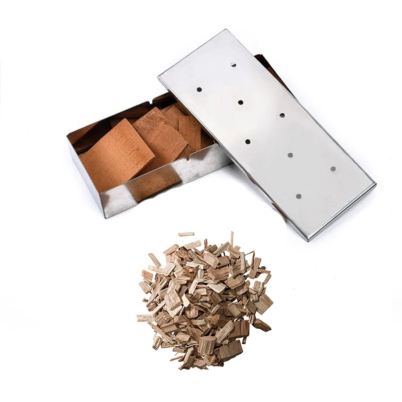 BBQ Smoke Apple Wood Chips Cooking Chunks Cold Smoking Generator Stainless Steel BBQ Smoker Box Wood Grill Bacon Meat Burn Tool
BBQ Smoke Apple Wood Chips Cooking Chunks Cold Smoking Generator Stainless Steel BBQ Smoker Box Wood Grill Bacon Meat Burn Tool